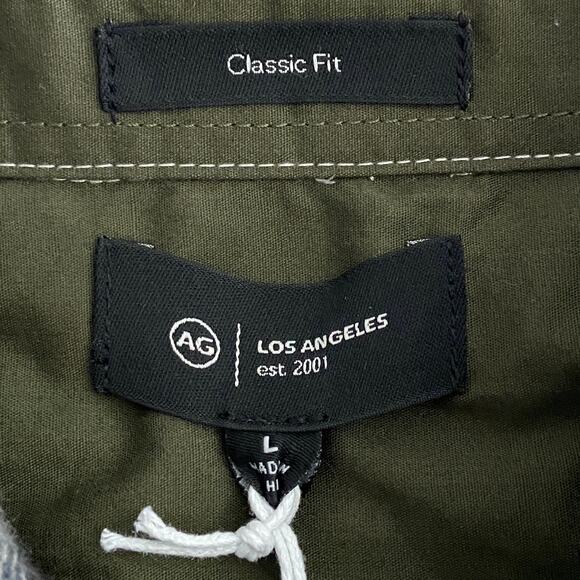 AG Los Angeles Men's Large "Aiden" Flannel Shirt Classic Fit Plaid NEW - Picture 9 of 13